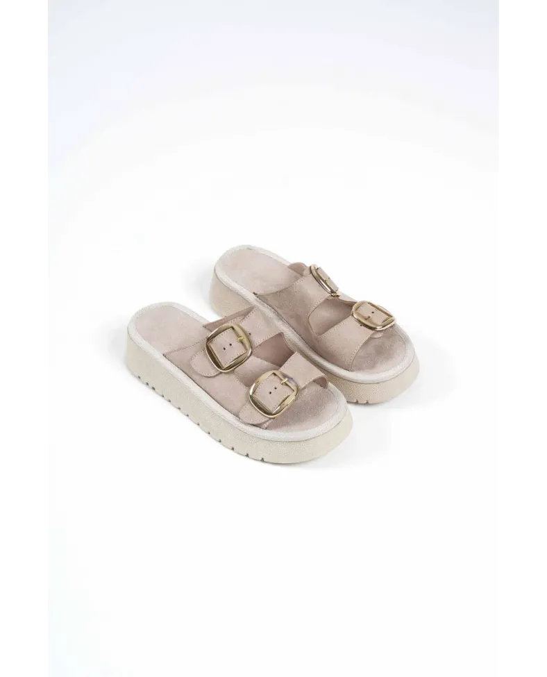 Bej Cilt Terlik TR14MY01B