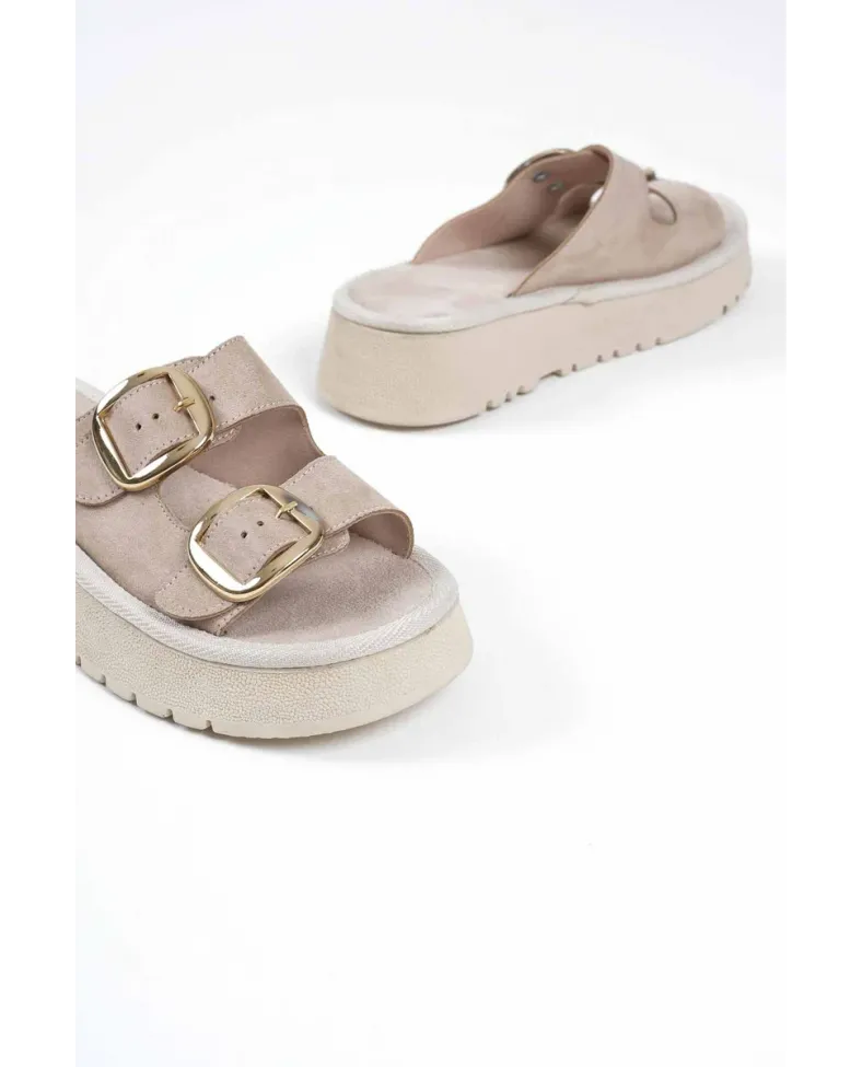 Bej Cilt Terlik TR14MY01B