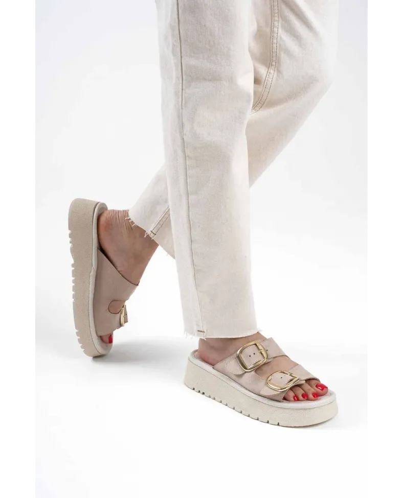 Bej Cilt Terlik TR14MY01B