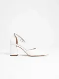 Beyaz Cilt Kadın Topuklu Ayakkabı TR08MS11E