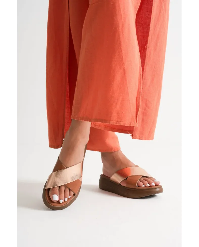 Günlük Taba Hakiki Deri Terlik TR31MY53G