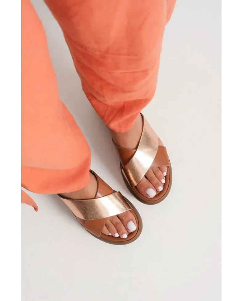 Günlük Taba Hakiki Deri Terlik TR31MY53G