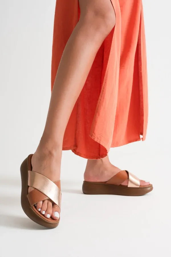 Günlük Taba Hakiki Deri Terlik TR31MY53G