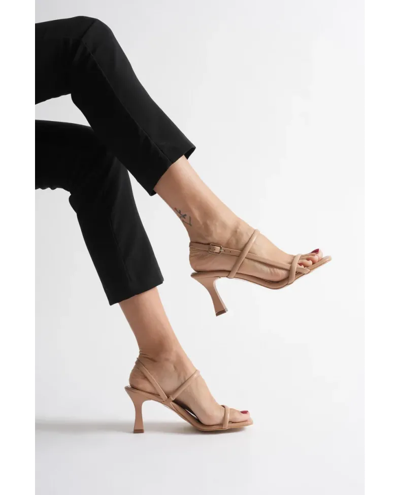 Kadın Nude Topuklu Sandalet TR12MY06E