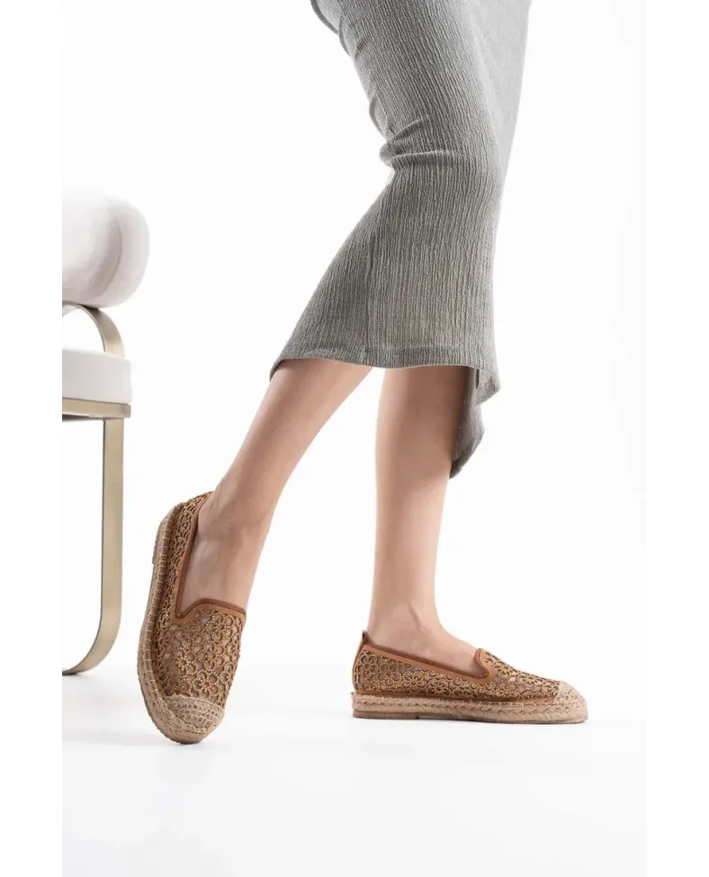 Kadın Taba Espadril Ayakkabı TR35MY07C