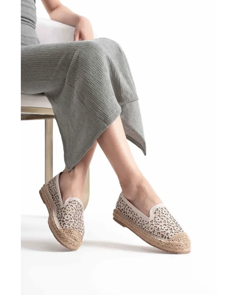 Kadın Bej Espadril Ayakkabı TR35MY07B