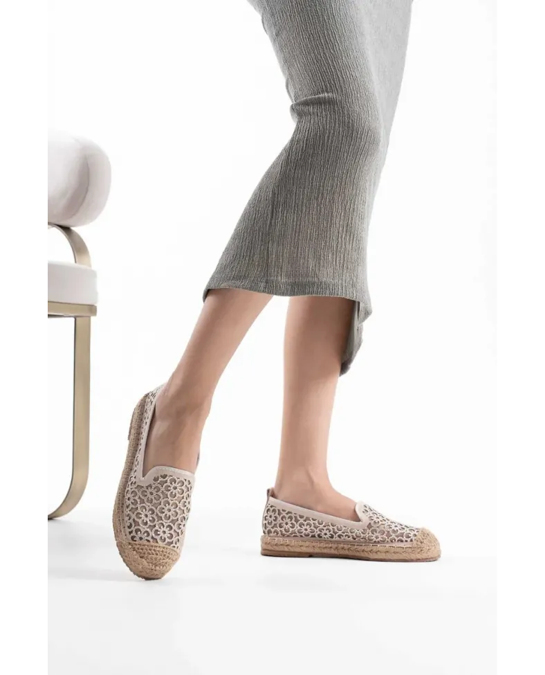 Kadın Bej Espadril Ayakkabı TR35MY07B