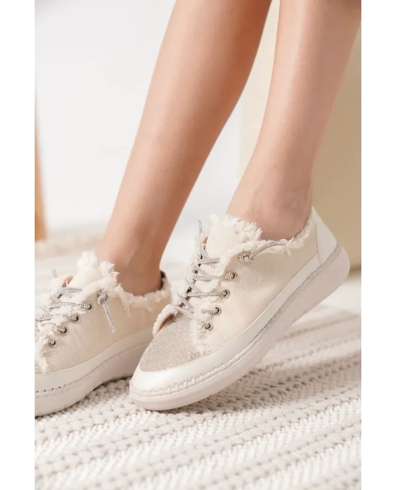 Bej Kadın Günlük Ayakkabı TR19MS01B