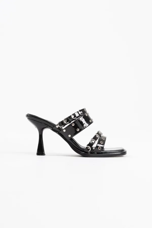 Topuklu Kadın Siyah Terlik TR02MY03A