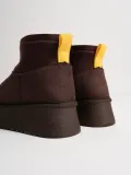 Kadın Acı Kahve Kışlık İçi Kürklü Kalın Taban Bot TR04MK04D