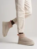 Kadın Bej Kışlık İçi Kürklü Kalın Taban Bot TR04MK04B