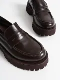 Kadın Günlük Acı Kahve Loafer Ayakkabı TR10MS02B