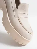 Kadın Günlük Bej Süet Loafer Ayakkabı TR10MS02D