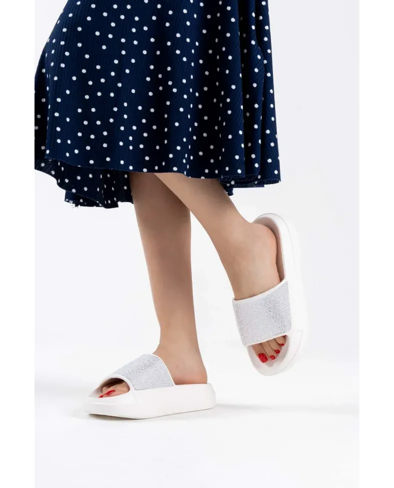 Kadın Taş Detaylı Yazlık Terlik TR42MY02C