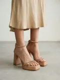 Kadın Nude Topuklu Sandalet TR12MY01C