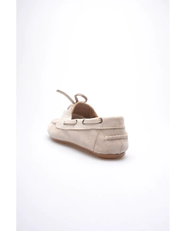 Kadın Bej Günlük Süet Ayakkabı TR27MS06B