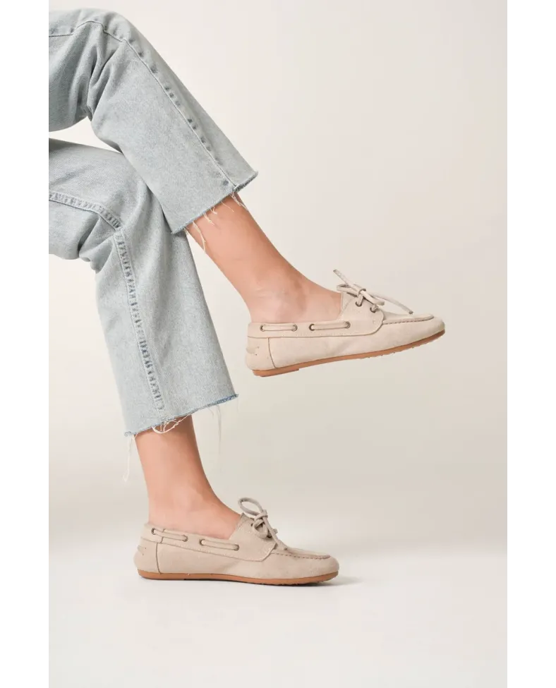 Kadın Bej Günlük Süet Ayakkabı TR27MS06B