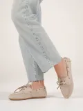 Kadın Bej Günlük Süet Ayakkabı TR27MS06B