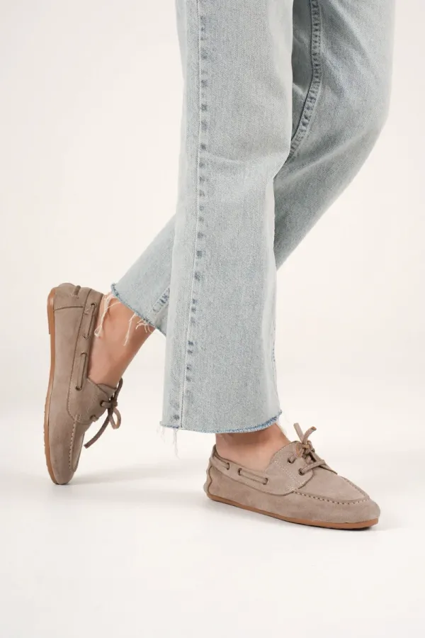 Kadın Vizon Günlük Süet Ayakkabı TR27MS06D