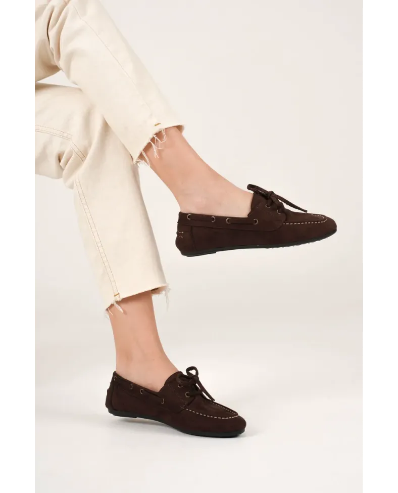 Kadın Acı Kahve Günlük Süet Ayakkabı TR27MS06E