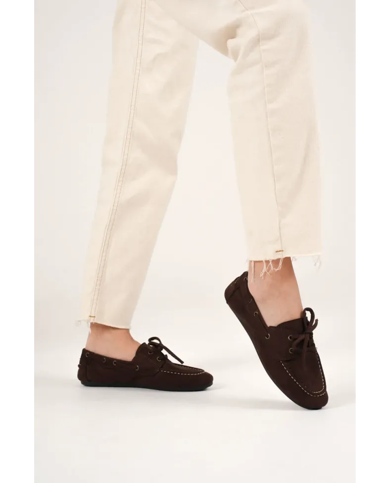 Kadın Acı Kahve Günlük Süet Ayakkabı TR27MS06E