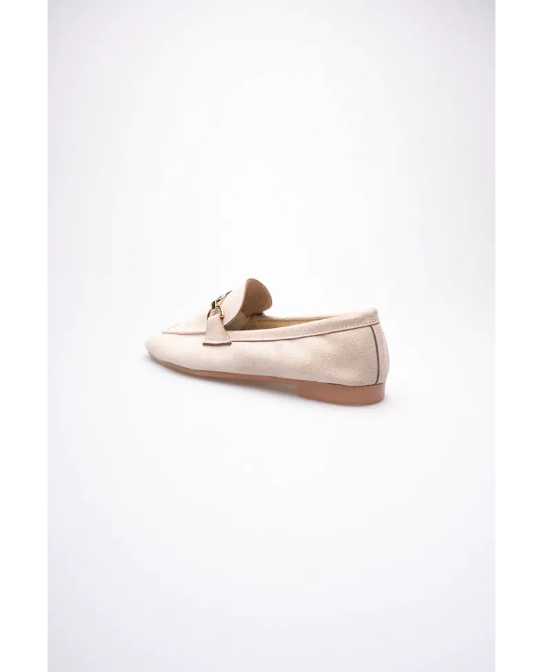 Kadın Süet Bej Günlük Ayakkabı TR27MS01B