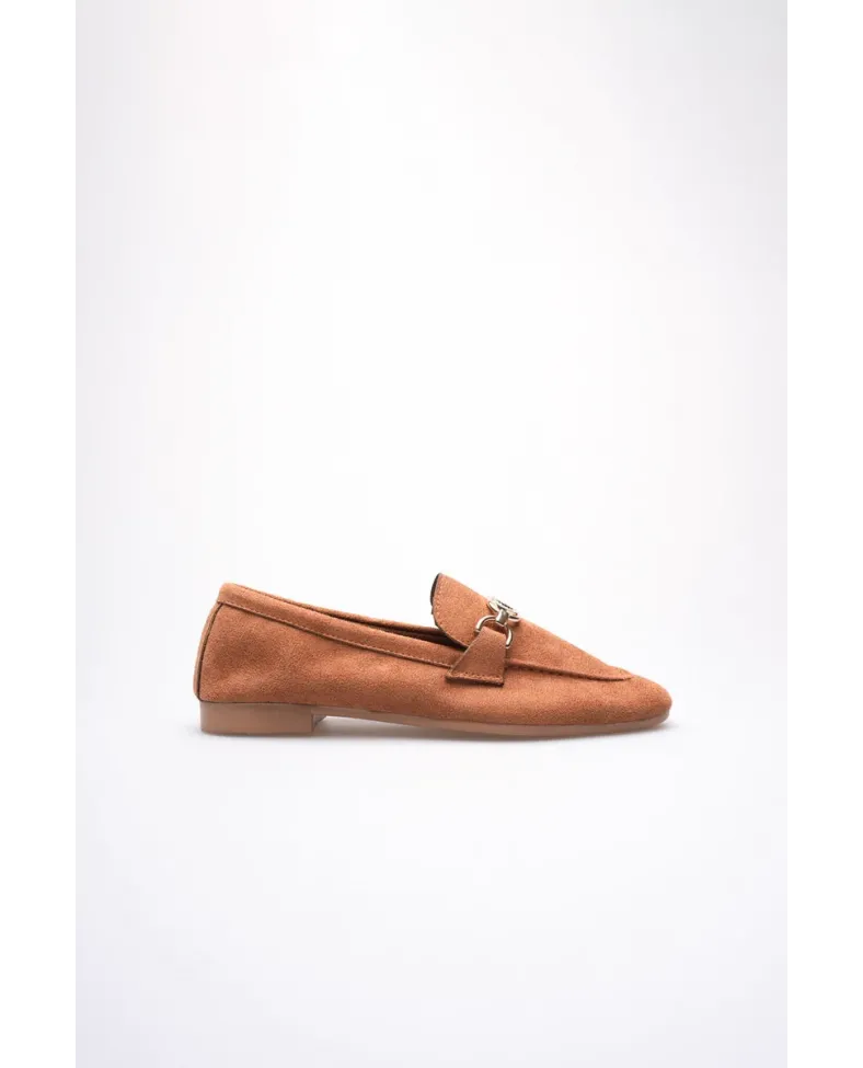 Kadın Süet Taba Günlük Ayakkabı TR27MS01C