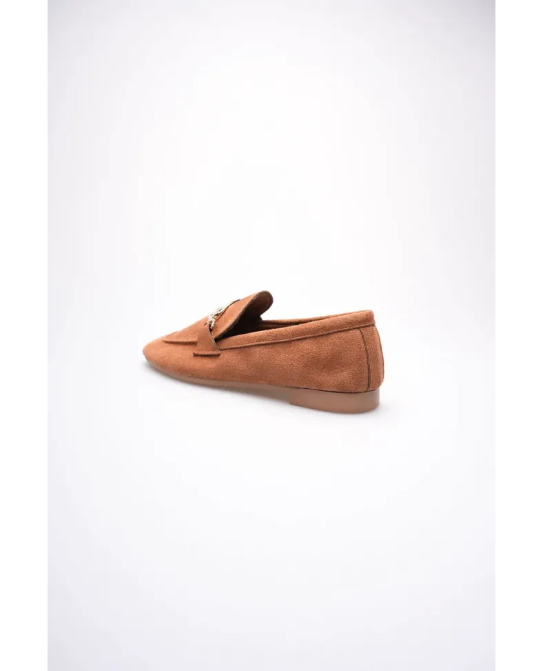 Kadın Süet Taba Günlük Ayakkabı TR27MS01C