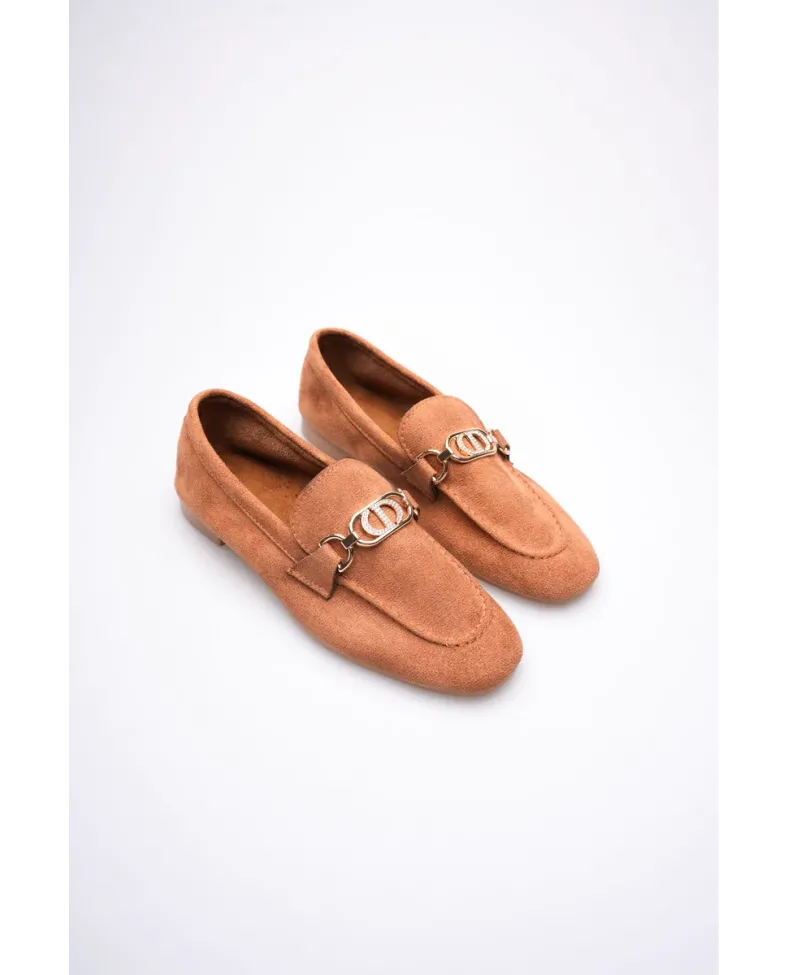 Kadın Süet Taba Günlük Ayakkabı TR27MS01C