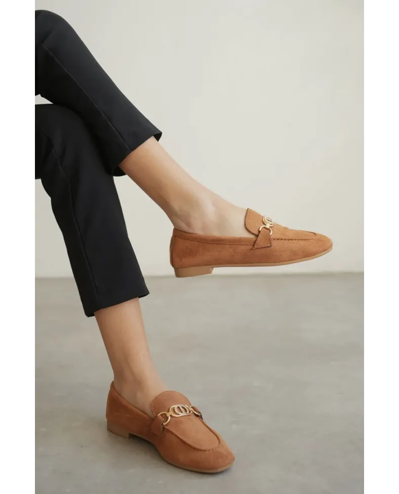 Kadın Süet Taba Günlük Ayakkabı TR27MS01C