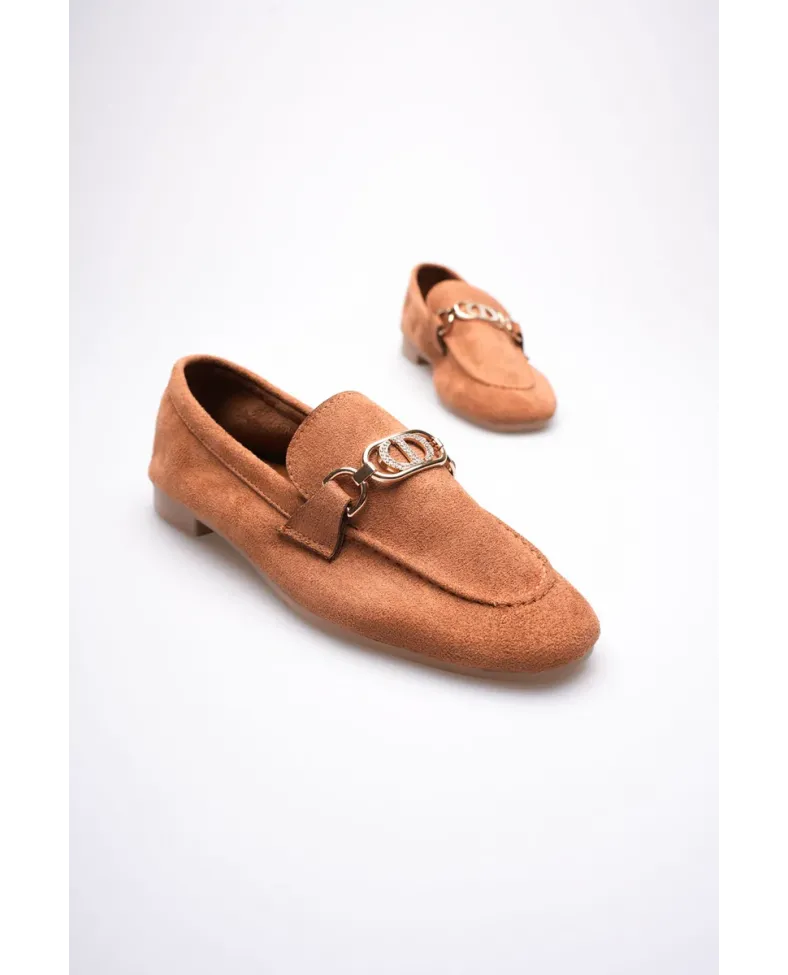 Kadın Süet Taba Günlük Ayakkabı TR27MS01C