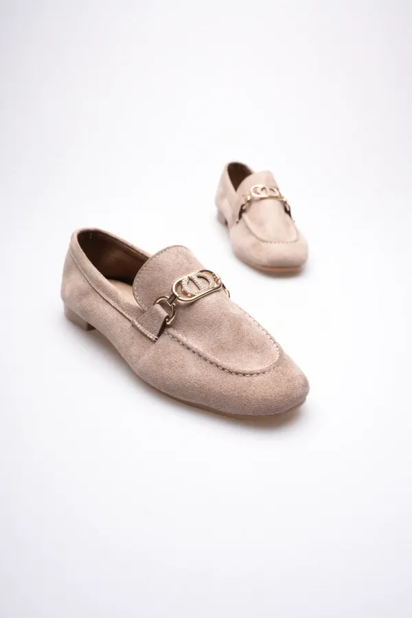 Kadın Süet Vizon Günlük Ayakkabı TR27MS01D