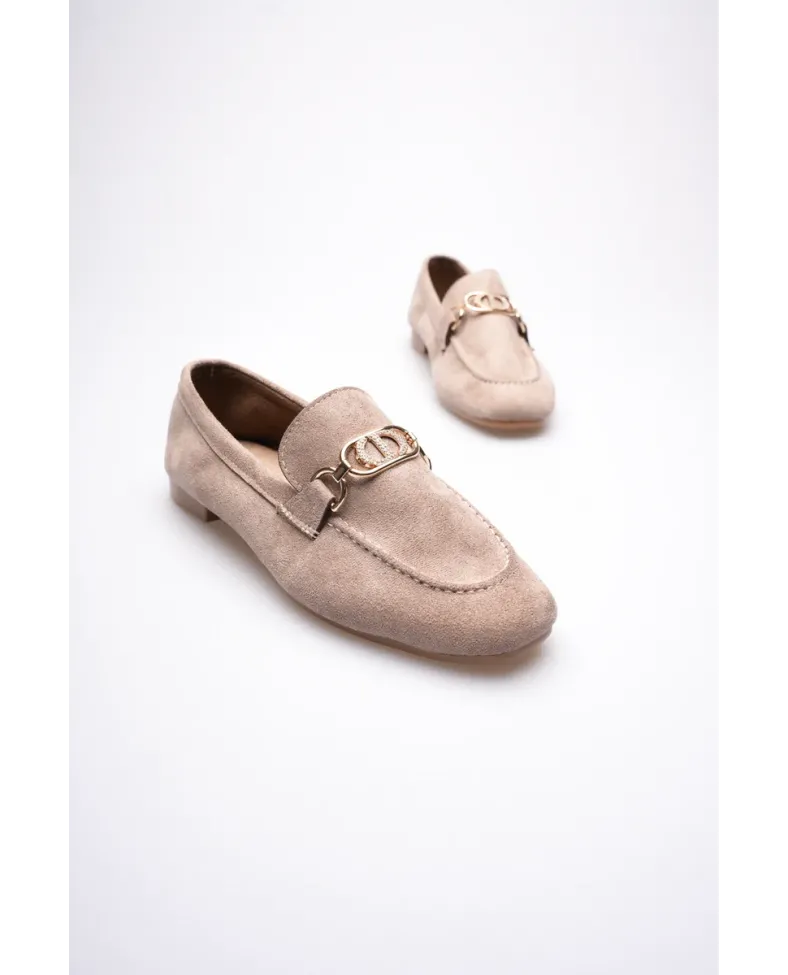 Kadın Süet Vizon Günlük Ayakkabı TR27MS01D