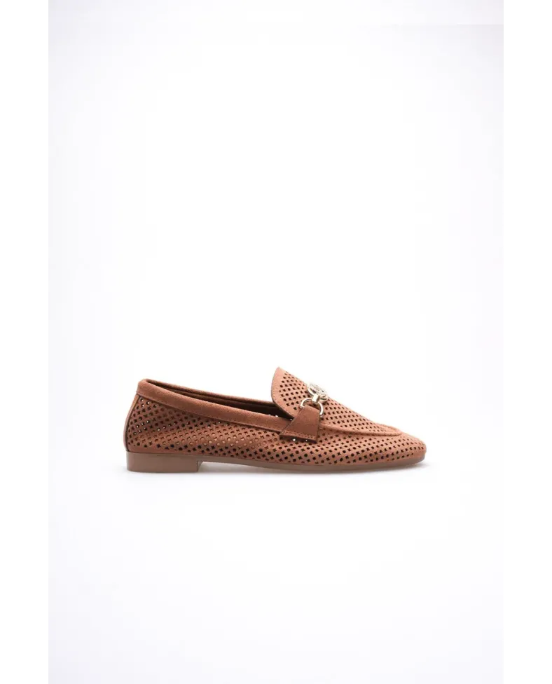 Kadın Süet Taba Günlük Ayakkabı TR27MS02C