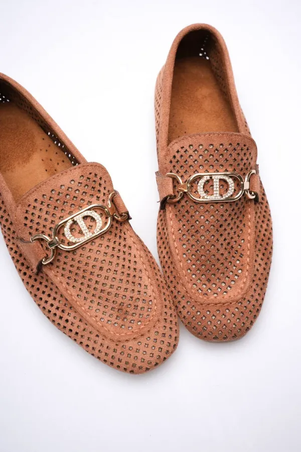 Kadın Süet Taba Günlük Ayakkabı TR27MS02C