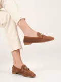 Kadın Süet Taba Günlük Ayakkabı TR27MS02C