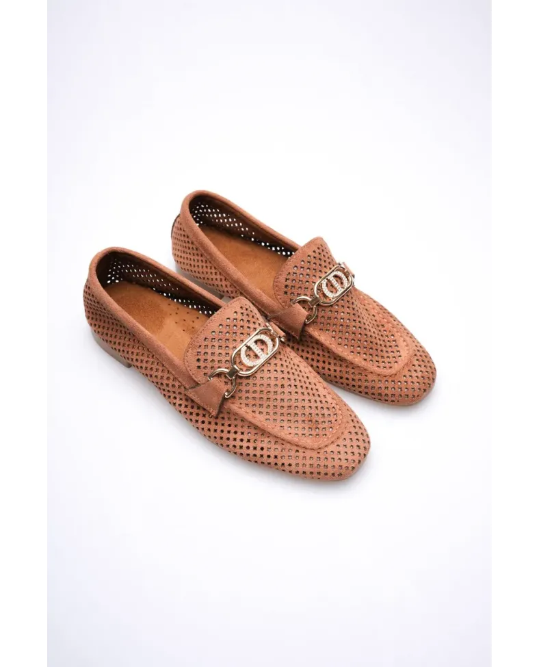 Kadın Süet Taba Günlük Ayakkabı TR27MS02C