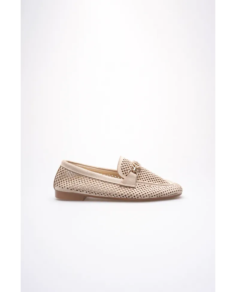 Kadın Süet Bej Günlük Ayakkabı TR27MS02B