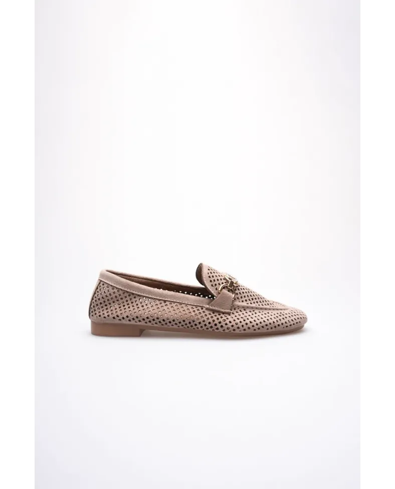 Kadın Süet Vizon Günlük Ayakkabı TR27MS02D