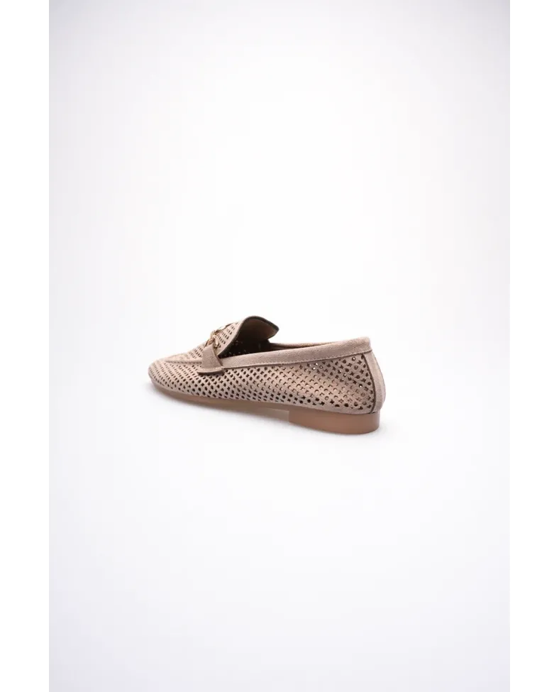 Kadın Süet Vizon Günlük Ayakkabı TR27MS02D