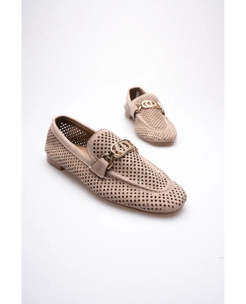 Kadın Süet Vizon Günlük Ayakkabı TR27MS02D