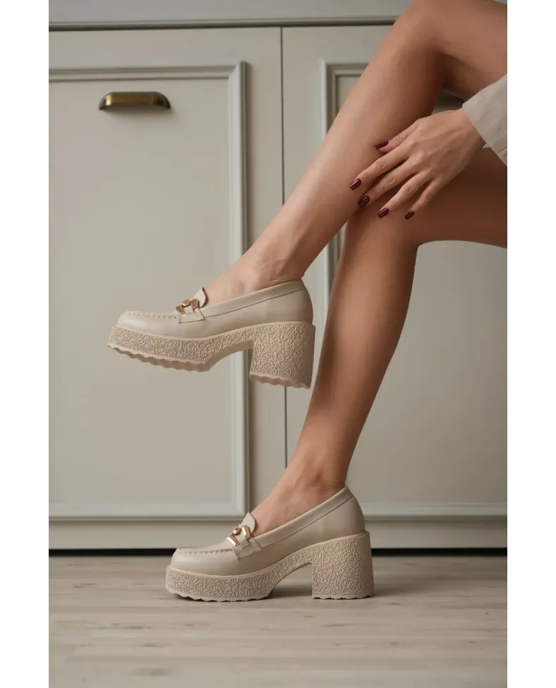 Kadın Bej Günlük Ayakkabı TR06MS03B