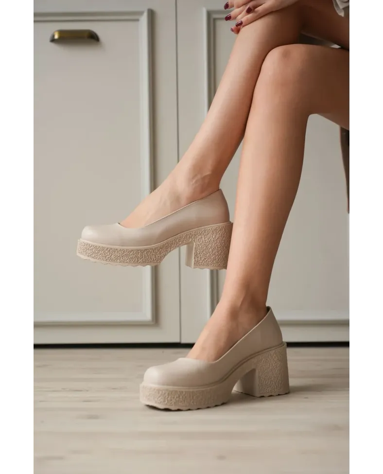 Kadın Bej Günlük Ayakkabı TR06MS04D