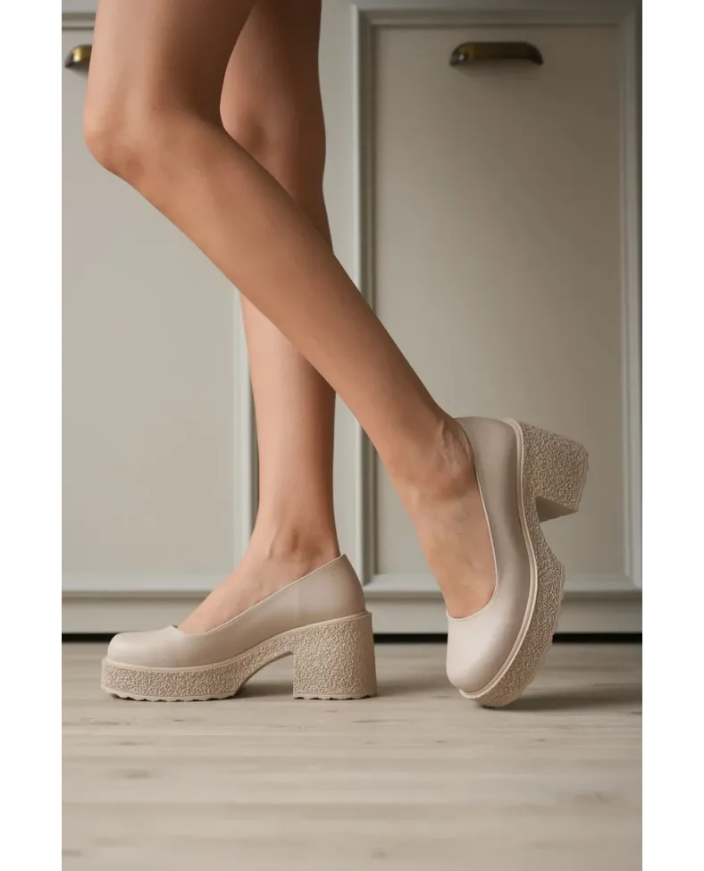 Kadın Bej Günlük Ayakkabı TR06MS04D