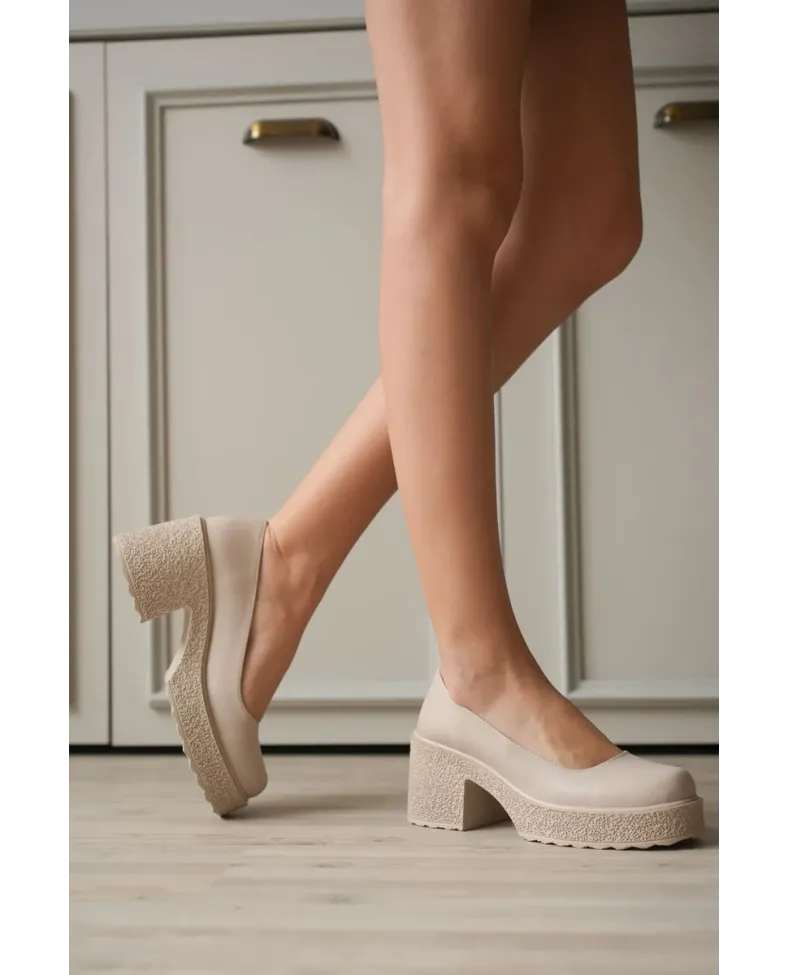 Kadın Bej Günlük Ayakkabı TR06MS04D