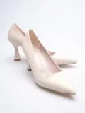 Bej Topuklu Kadın Stiletto TR20MS02C