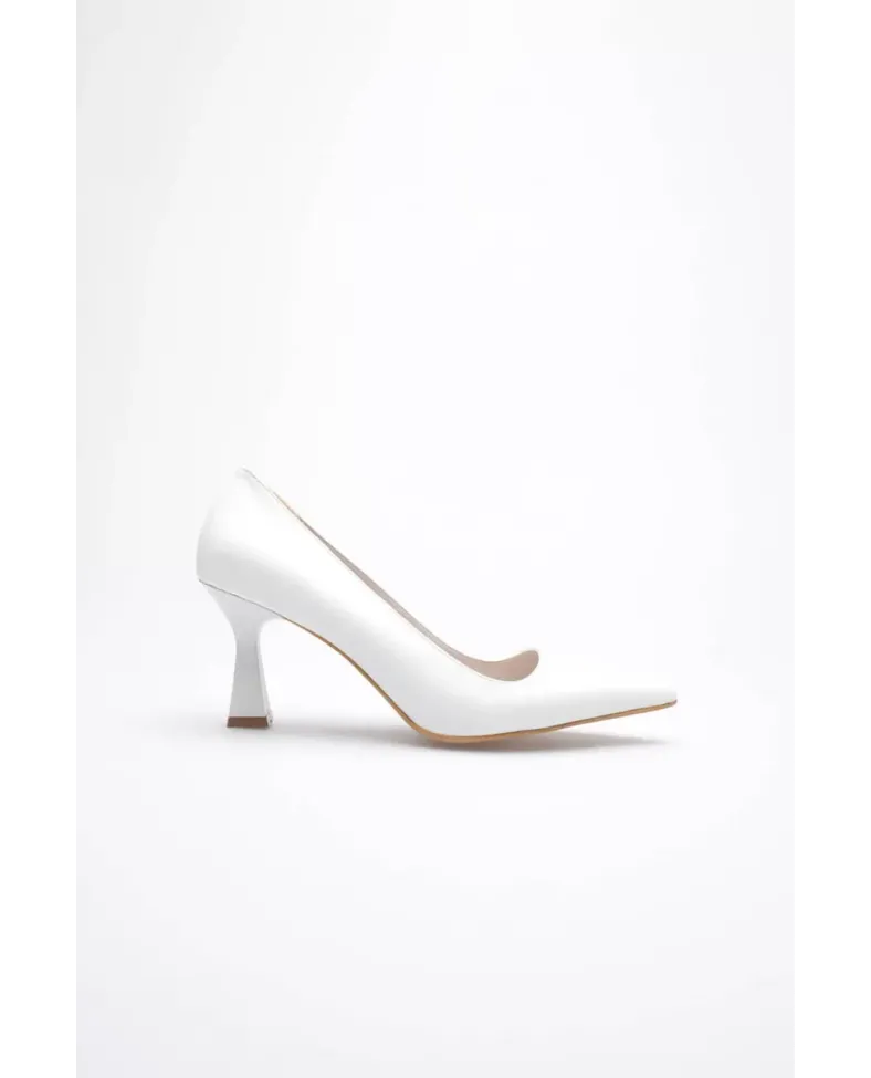 Beyaz Topuklu Kadın Stiletto TR20MS02B