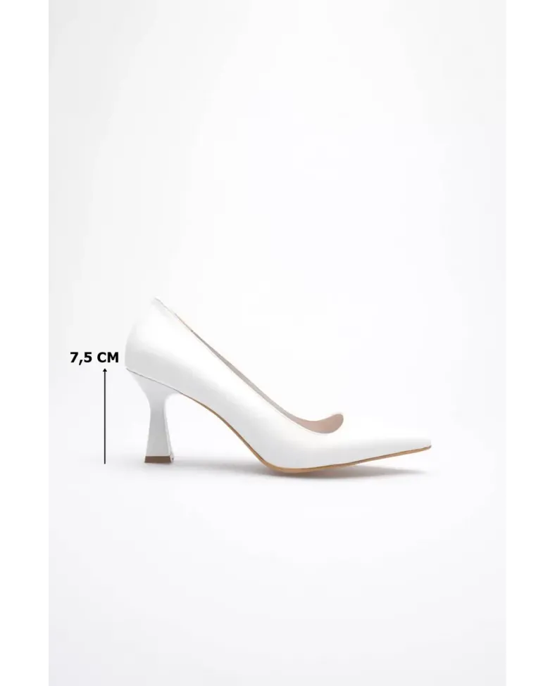 Beyaz Topuklu Kadın Stiletto TR20MS02B