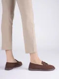 Kadın Acı Kahve Günlük Süet Ayakkabı TR27MS10D