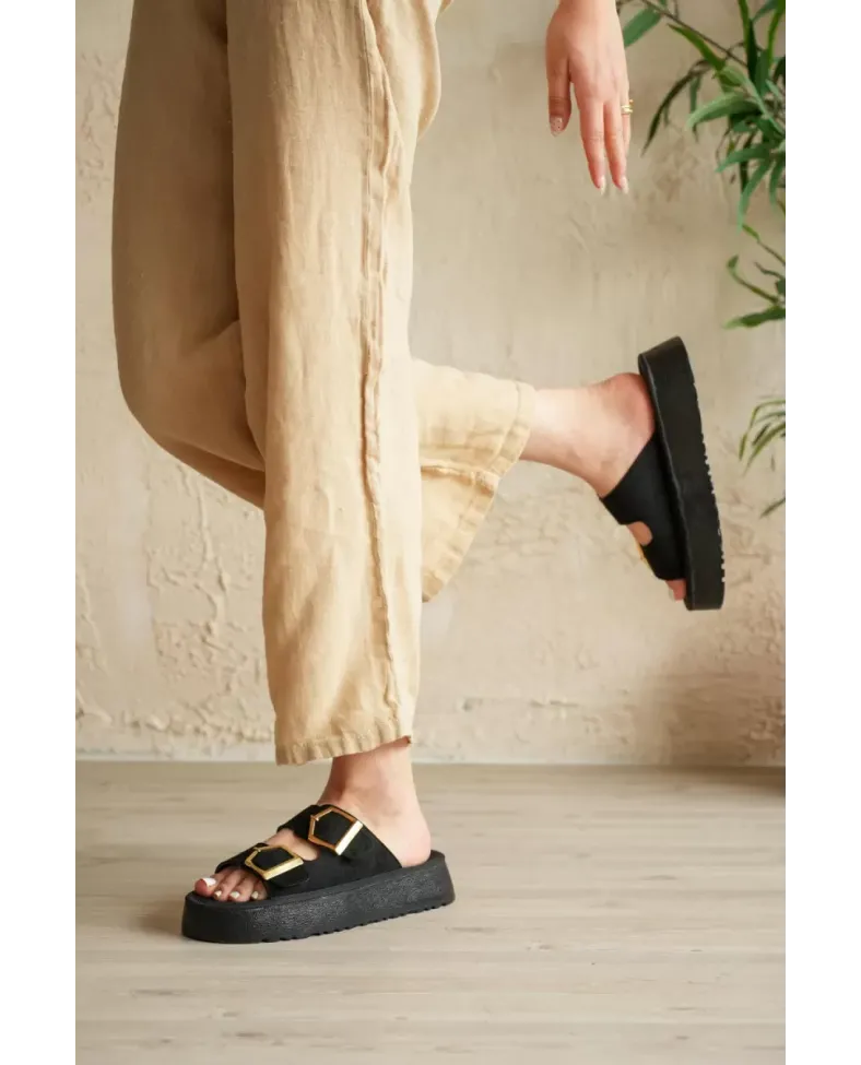 Kadın Siyah Günlük Terlik TR19MY02A